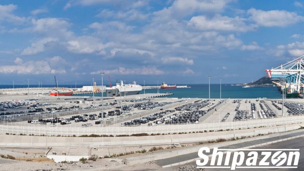 Port of Tanger Med in Morocco